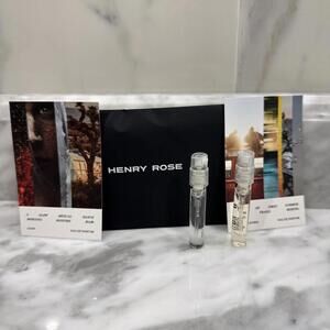 {HENRY ROSE} CHAR / WINDOWS DOWN Eau De Parfum .05 oz/1.5ml NEW